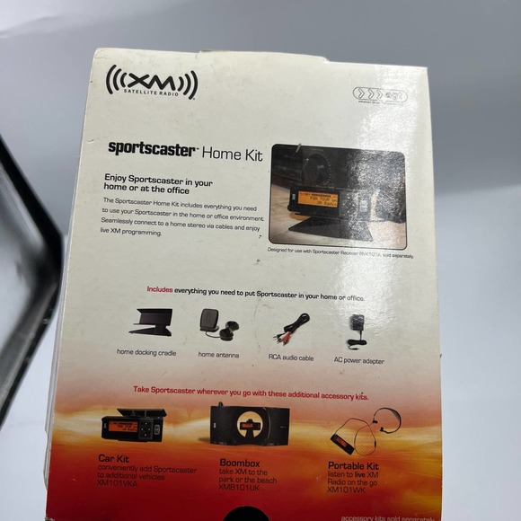 XM Satellite Radio Sportscaster Home Radio Kit NEW With Box XM101HKA - Picture 6 of 12
